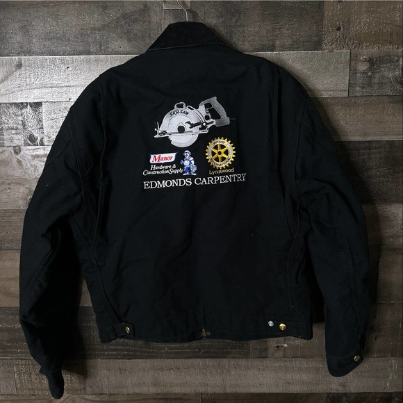 SOLD VTG Carhartt Detroit Blanket Lined Jacket 40 USA - Picture 2 of 4